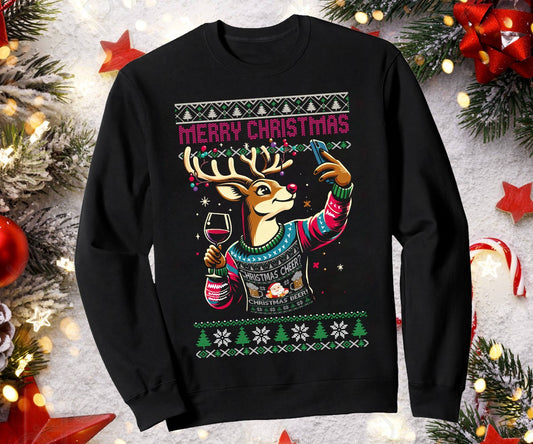 Christmas Sweater Reindeer 2 Unisex