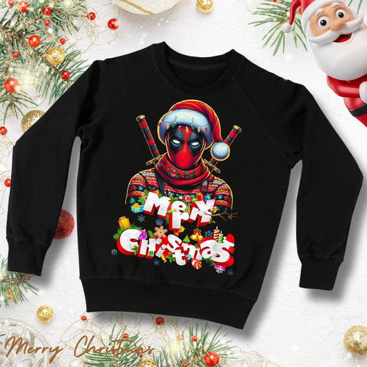 Christmas Sweater Deadpool - Kids