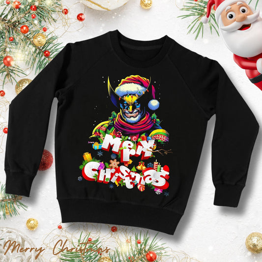 Christmas Sweater Wolverine - Kids