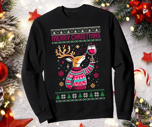 Christmas Sweater Reindeer 1 Unisex